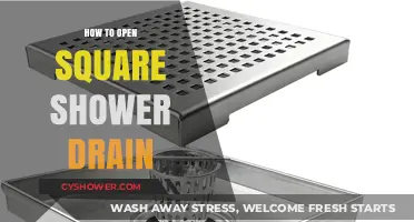 Easy Steps to Open and Clean Your Square Shower Drain