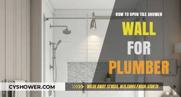 Step-by-Step Guide to Accessing Tile Shower Walls for Plumbing Repairs