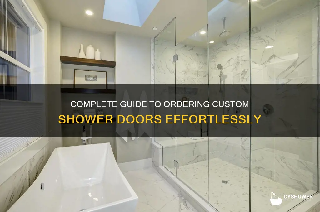 how to order shower doors
