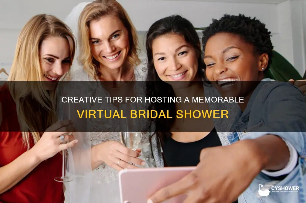how to organize a virtual bridal shower