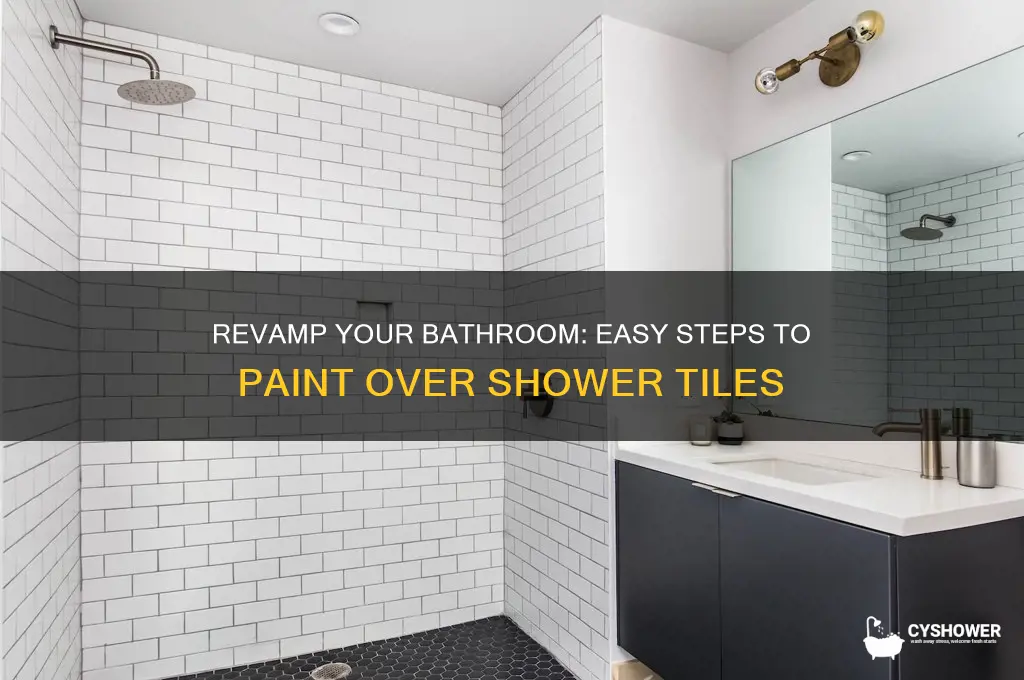 how to pain over shower tiles