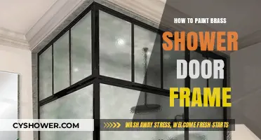 Revamp Your Bathroom: Easy Steps to Paint Brass Shower Door Frames