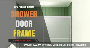 DIY Chrome Shower Door Frame Painting: Easy Step-by-Step Guide
