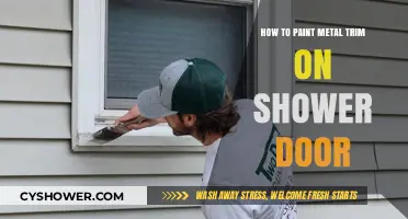 Easy Steps to Paint Metal Trim on Your Shower Door