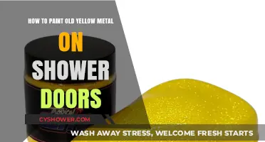 Revive Your Shower Doors: Painting Old Yellow Metal Made Easy