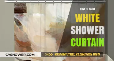 Revamp Your Bathroom: Easy Steps to Paint a White Shower Curtain