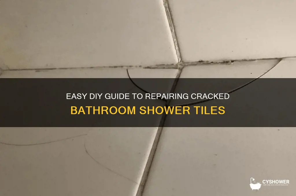 how to patch a crack in bathroom shower tile