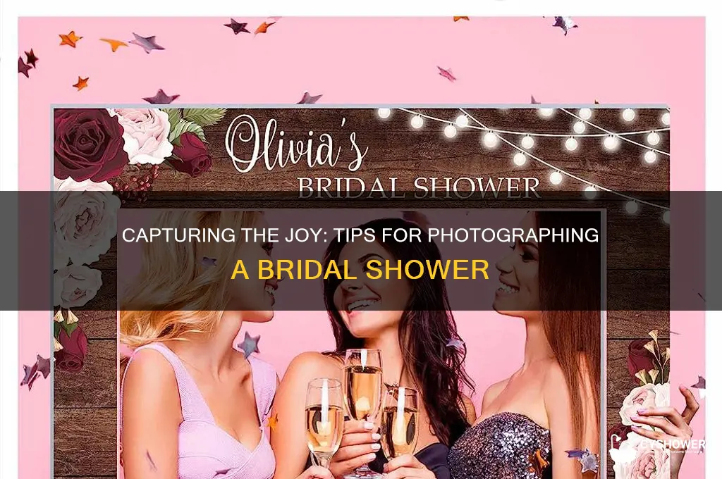 how to photograph a bridal shower