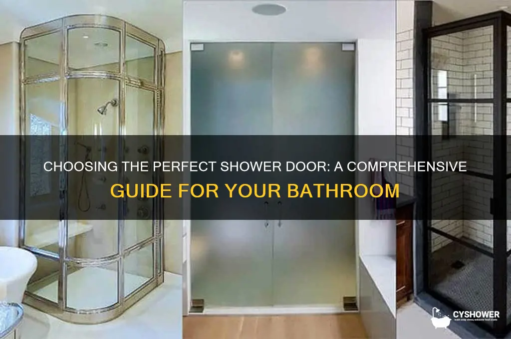 how to pick a shower door