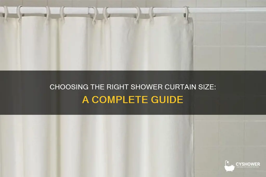 how to pick the perfect shower curtain size