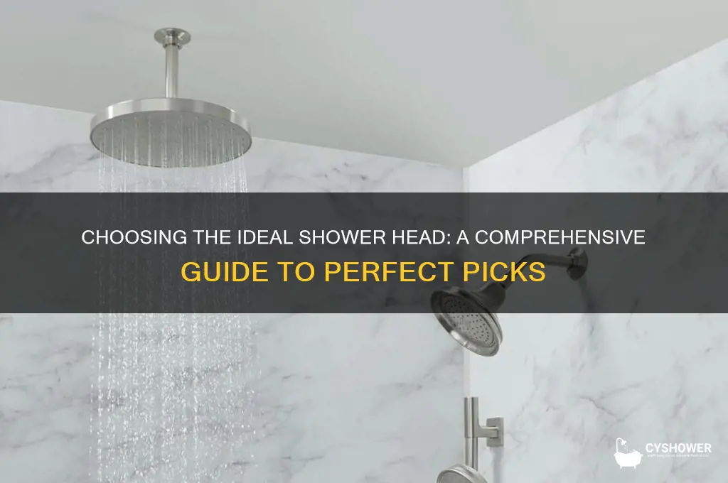 how to pick the perfect shower head