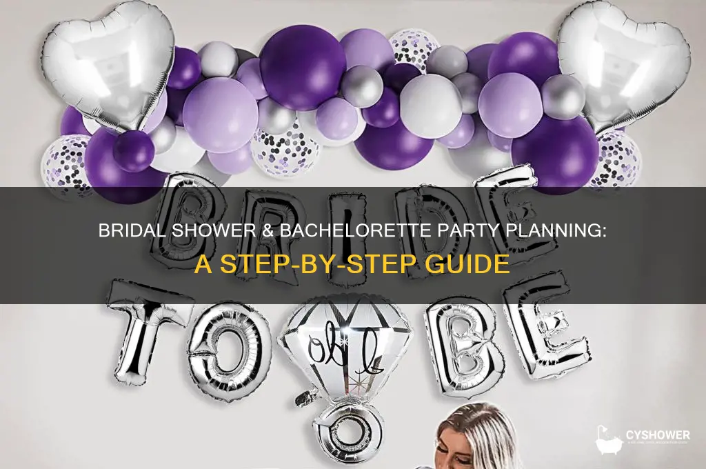 how to plan a bridal shower bachelorette party