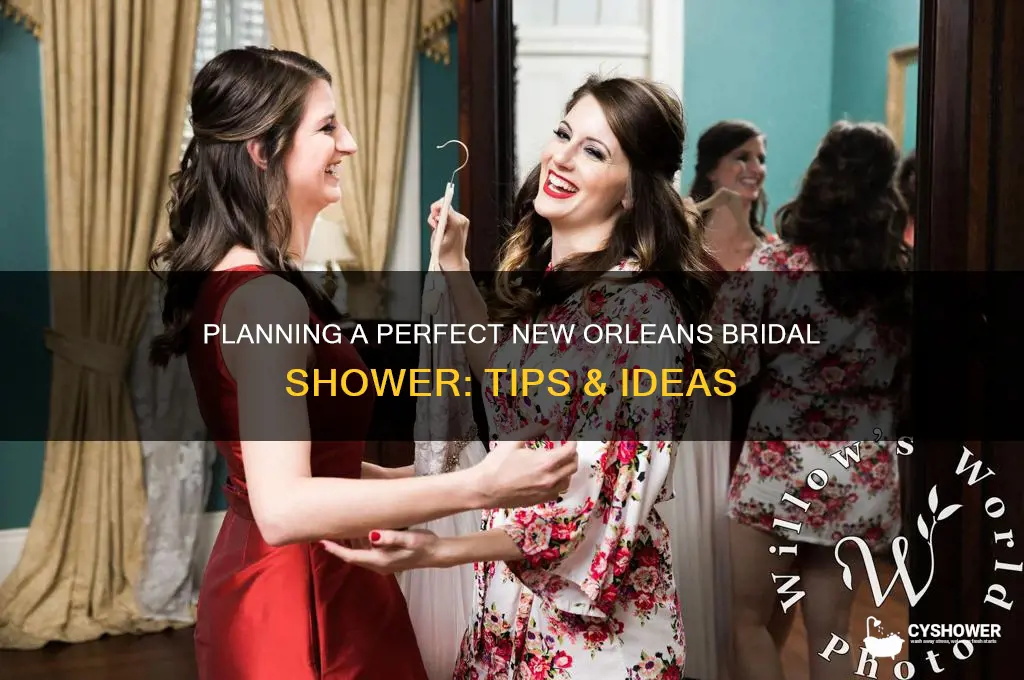 how to plan a bridal shower in new orleans