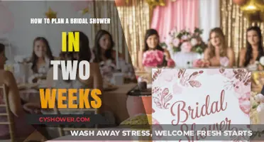 Quick Bridal Shower Planning: Two Weeks to a Perfect Celebration