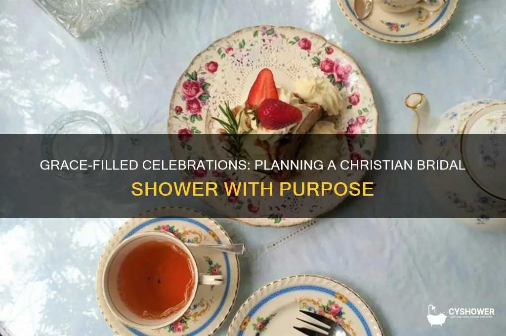 how to plan a christian bridal shower