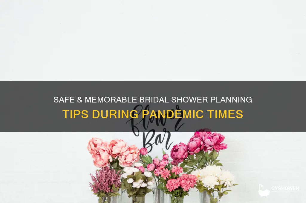 how to plan bridal shower during pandemic