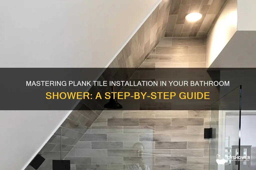 how to plank tile bathroom shower