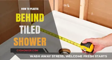 How to Install Plastic Behind a Tiled Shower: A Step-by-Step Guide