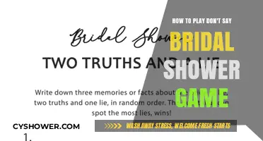 Fun & Easy Guide to Playing Don't Say Bridal Shower Game