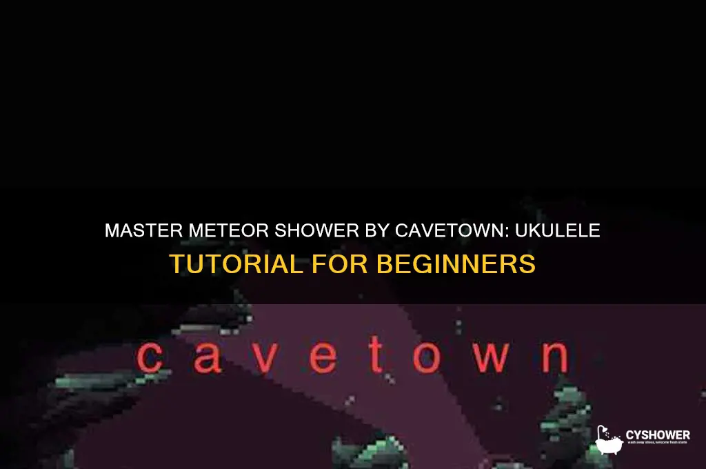 how to play meteor shower by cavetown on ukulele