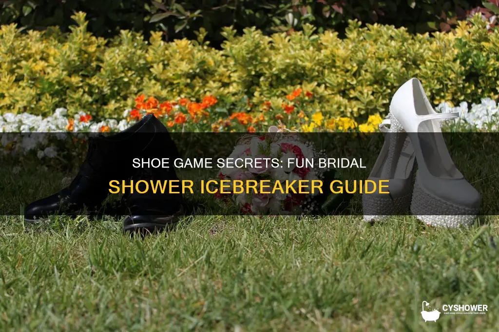 how to play the shoe game at a bridal shower