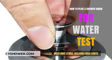 Easy Steps to Plug Your Shower Drain for a Water Test