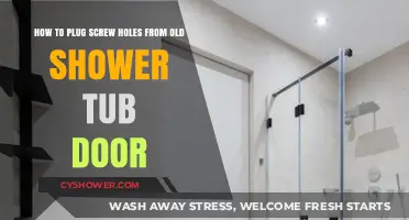 Fixing Old Shower Tub Door Screw Holes: A Simple DIY Guide