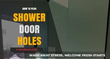 Easy DIY Guide: Plugging Shower Door Holes for a Watertight Seal