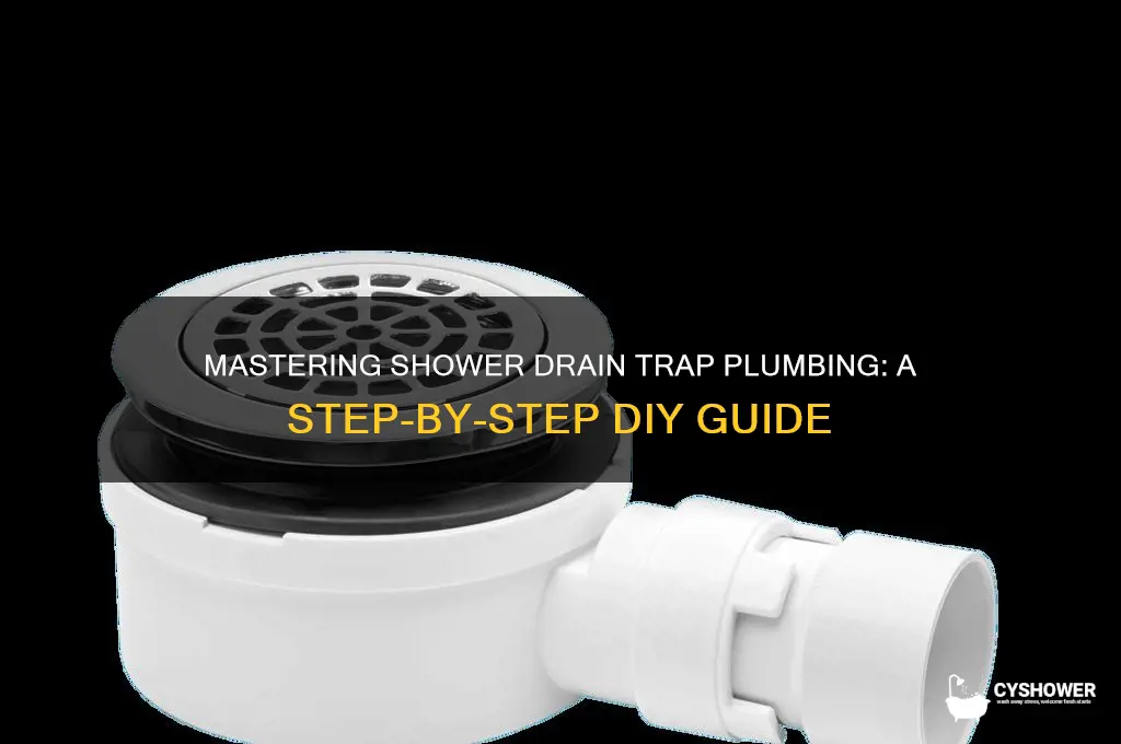 how to plumb a shower drain trap