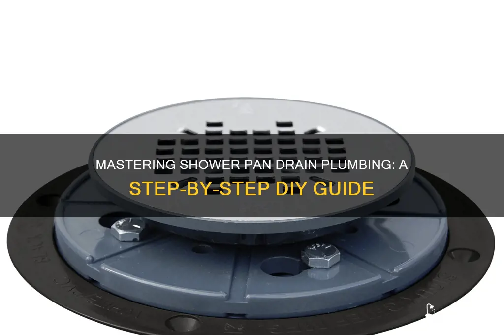 how to plumb a shower pan drain