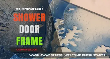 Prep and Paint Your Shower Door Frame Like a Pro