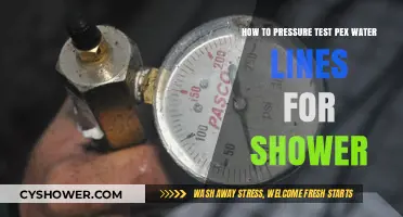 Pressure Testing PEX Water Lines for Showers: A Step-by-Step Guide