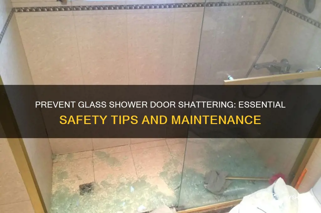 how to prevent glass shower doors from shattering