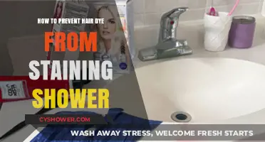 Prevent Hair Dye Stains: Shower Cleaning Tips and Tricks