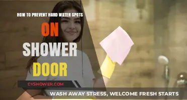 Prevent Hard Water Spots: Keep Your Shower Door Spotless