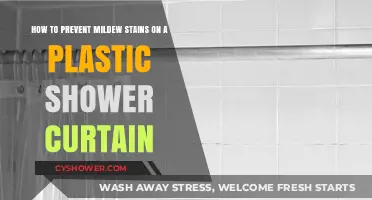 Prevent Mildew Stains: Keep Your Plastic Shower Curtain Fresh and Clean