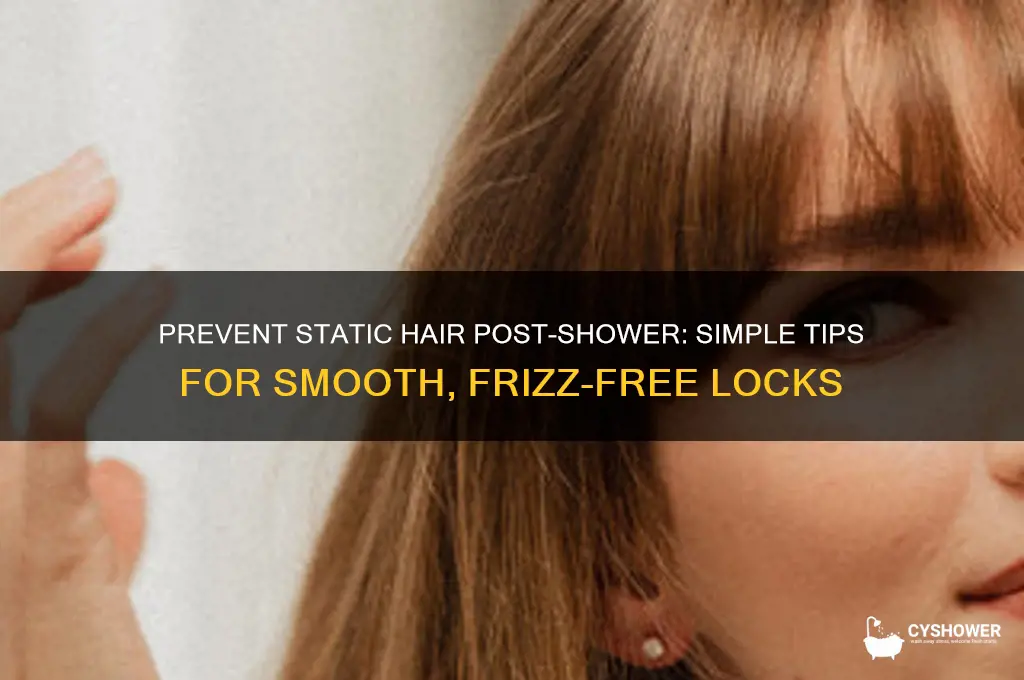 how to prevent static hair after shower