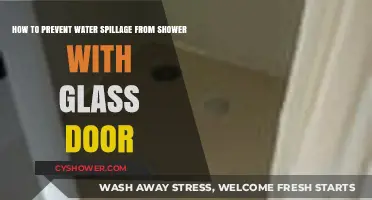 Prevent Shower Water Spillage: Effective Tips for Glass Door Showers