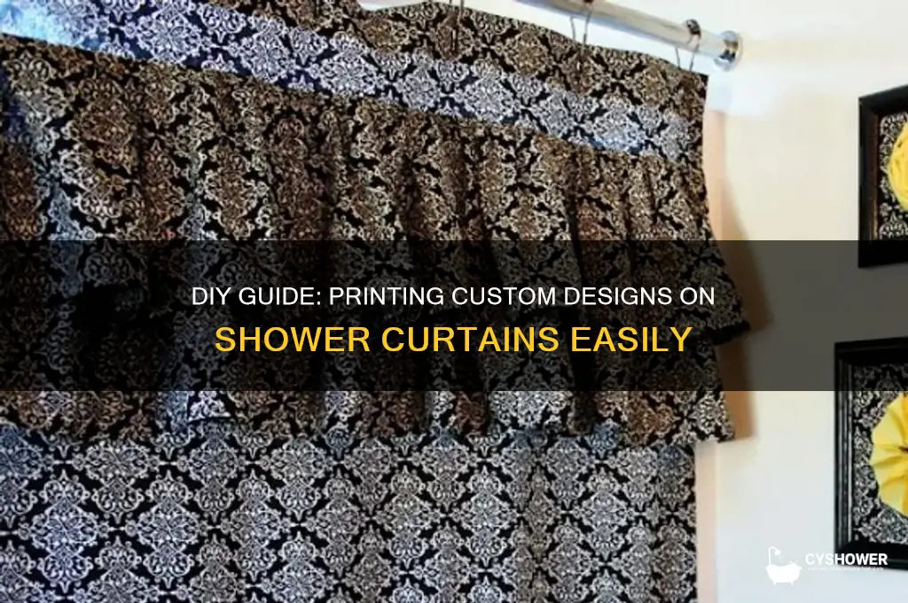 how to print a shower curtain
