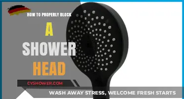 Mastering the Art of Blocking a Shower Head: A Step-by-Step Guide