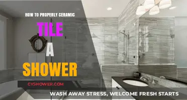 Mastering Shower Tiling: A Step-by-Step Guide to Ceramic Tile Installation