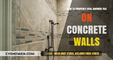 Mastering Shower Tile Sealing on Concrete Walls: A Step-by-Step Guide