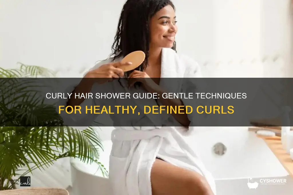 how to properly shower with curly hair