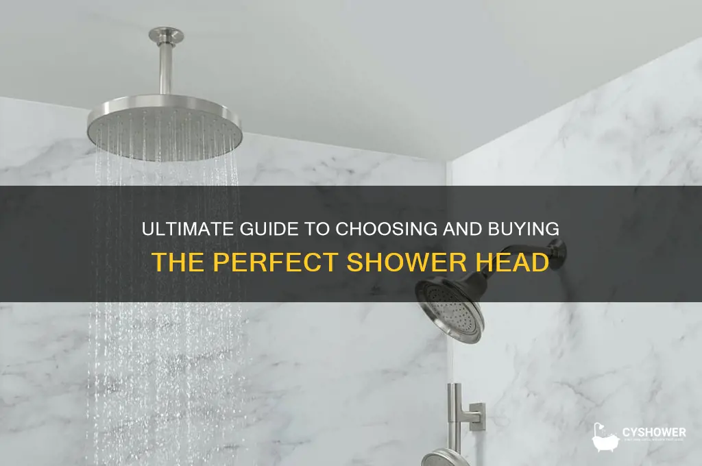 how to purchase a shower head