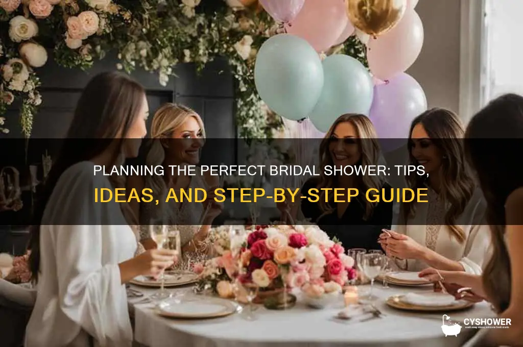 how to put a bridal shower together