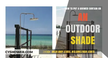 Creative DIY: Installing a Shower Curtain as Outdoor Shade