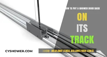 Quick Fix: Reinstalling Your Shower Door on Its Track Easily