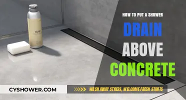 Installing a Shower Drain Above Concrete: A Step-by-Step Guide