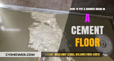 Installing a Shower Drain in Cement Floors: Step-by-Step Guide