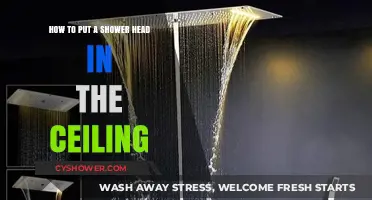 Elevate Your Shower Experience: Ceiling-Mounted Shower Head Installation Guide